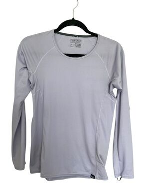 Patagonia Light Lavender Capilene Baselayter Long Sleeve